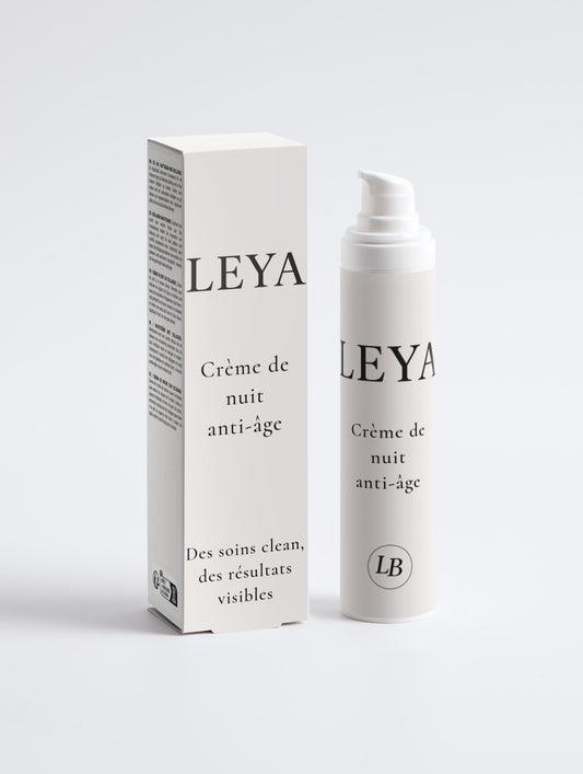 LEYA – Crème de Nuit Anti-Âge au Collagène 30Ml